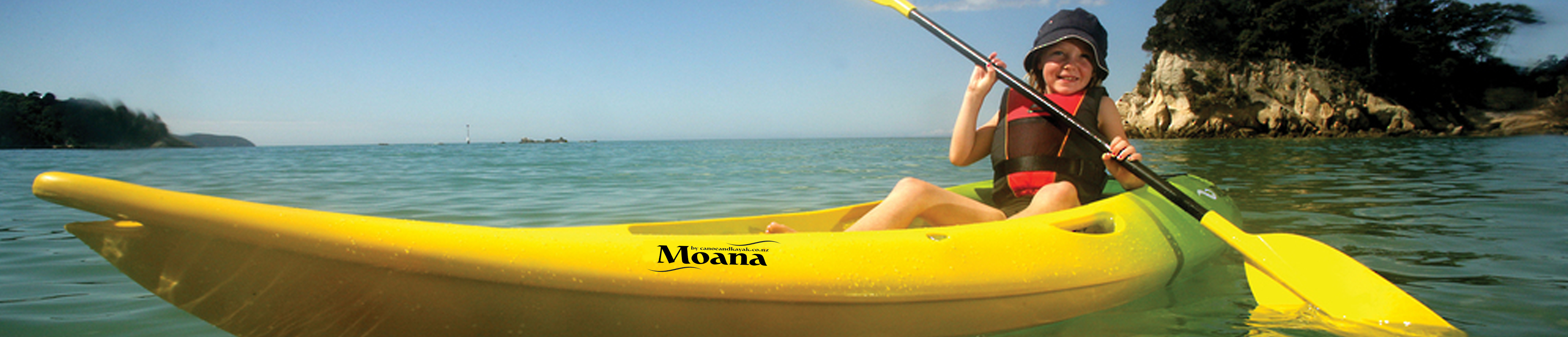 Mission Moana sit on top kayak Banner